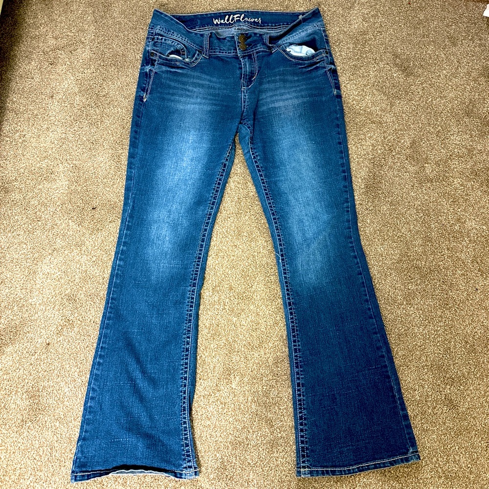 y2k boot leg jeans